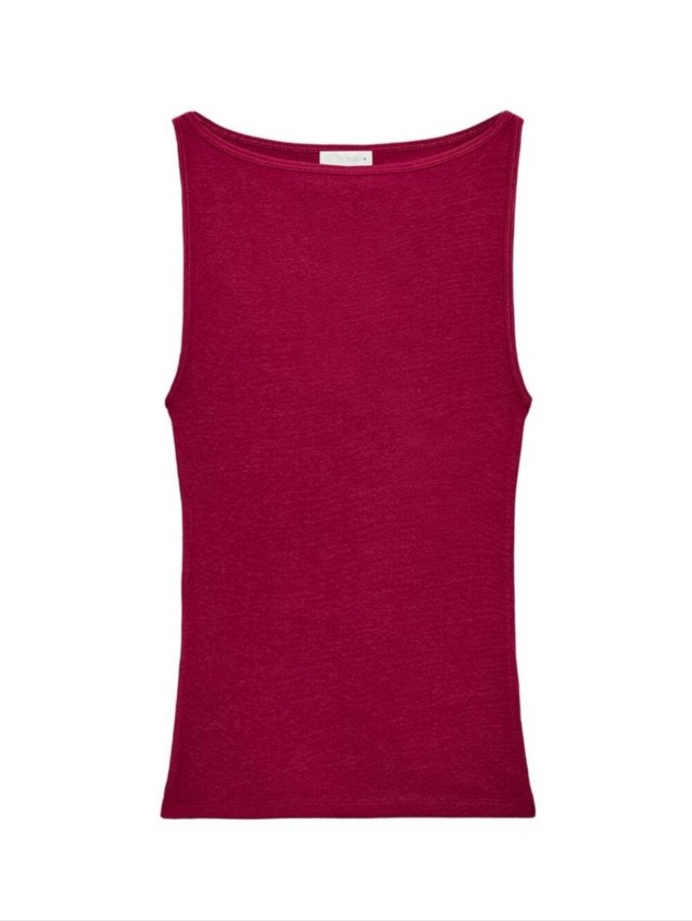 Zara Boatneck Tank Top Fuscia Pink